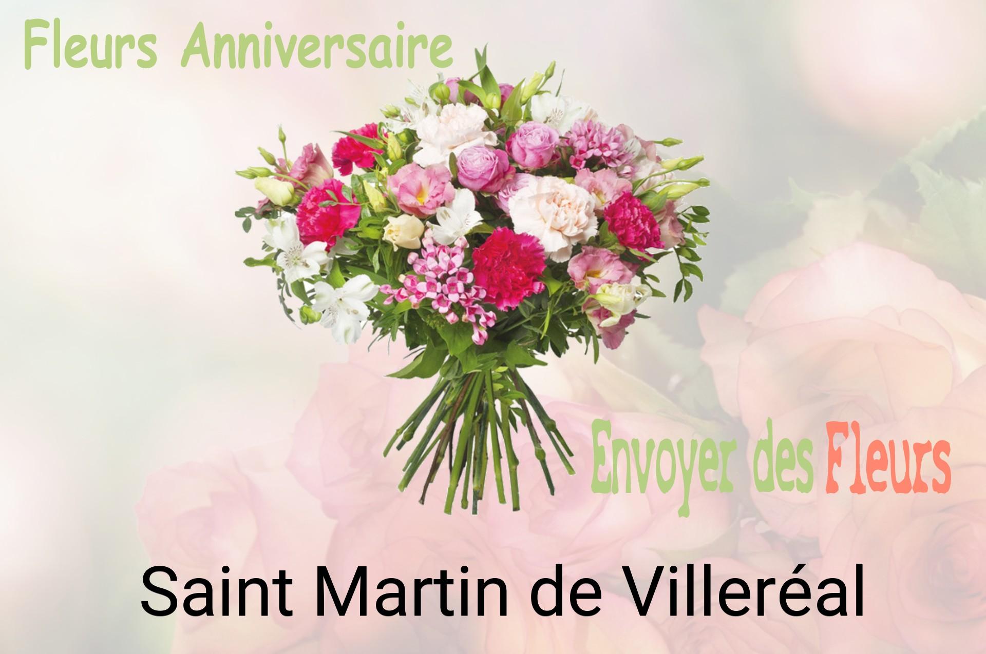 Bouquet de fleurs d’anniversaire livré à Saint-Martin-de-Villeréal