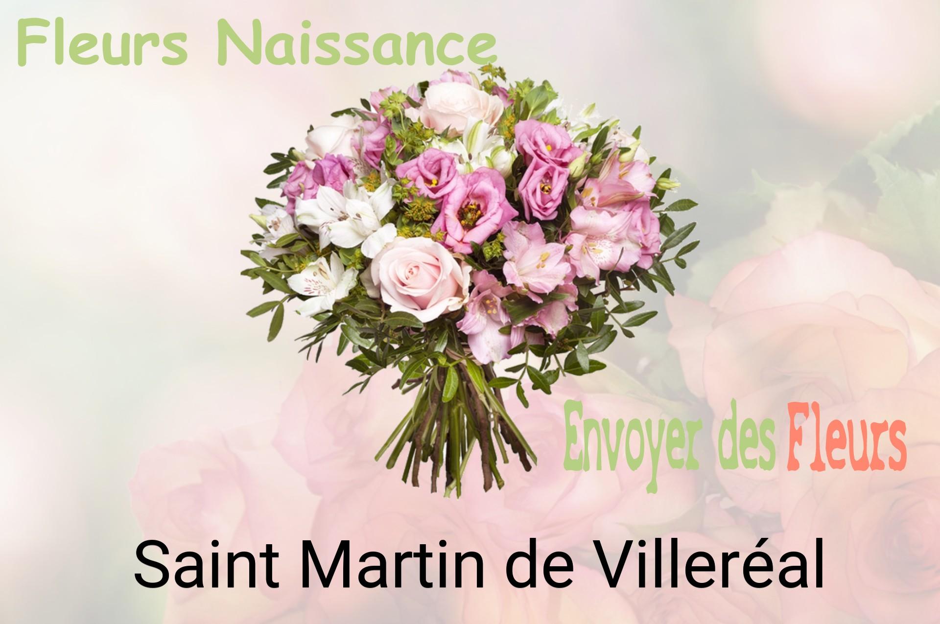 Bouquet de fleurs de naissance livré à Saint-Martin-de-Villeréal